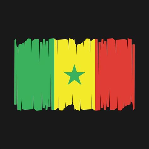 Senegal Flag Vector Illustration 21943950 Vector Art at Vecteezy