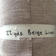 Beige colored linen | Deep Discount Fabrics
