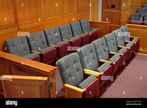 Austin, Texas: Jury box in Juvenile Court. ©Bob Daemmrich Stock Photo ...