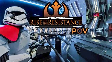 Star Wars Rise of The Resistance POV Full Experience at Disneyland - YouTube