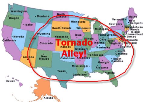 Tornado Alley Map 2021 - Tornado Alley Map Articulos Desde 2021 / Tornadoes frequently occur in ...