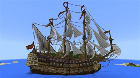 Minecraft Pirate Ship Schematic