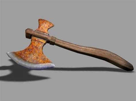 3d Model Hatchet Axe