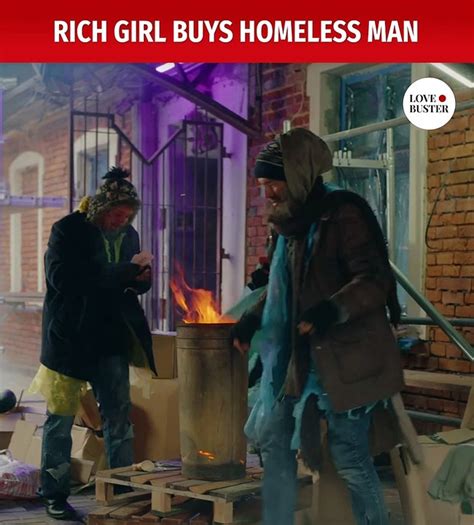 Rich girl buys homeless man - video Dailymotion