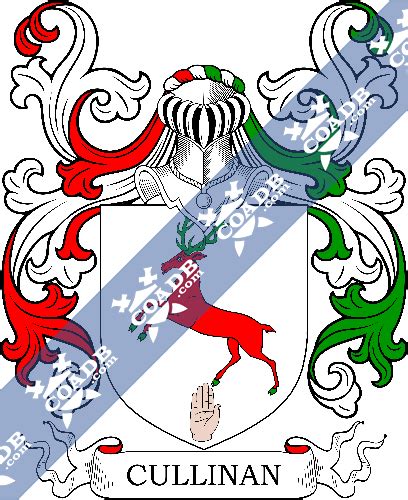 Cullinan Family Crest, Coat of Arms and Name History