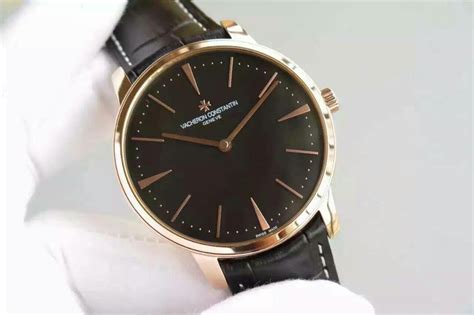 Replica Vacheron Constantin Patrimony Ultra-Thin Rose Gold Watch with ...