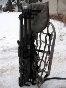 Lone wolf alpha tree stand with climbing sticks - for Sale in Brainerd ...