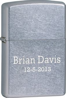 Get personalized zippo lighters - engraved w/ photo or text