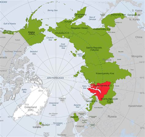 Yamal Peninsula Map