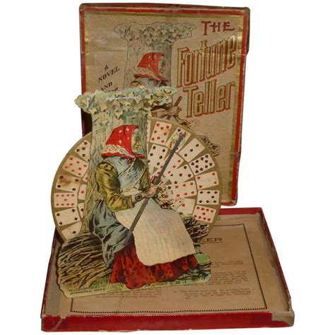 Antique Milton Bradley The Fortune Teller Game | Fortune teller game, Historical games, Antiques