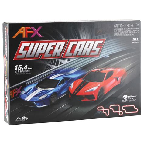 AFX Super Cars 15-Foot Mega G+ HO Slot Car Track Set #AFX22032 - Hobby Time RC