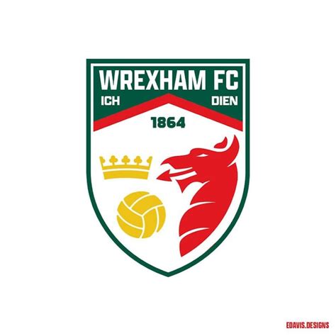 I redesigned the Wrexham AFC logo for fun yesterday! (I know it’s AFC ...