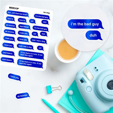 Text Message Planner Sticker in 2020 | Planner stickers, Treat stickers ...