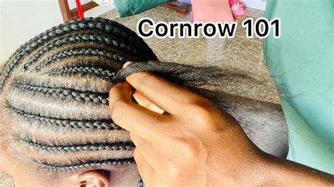 Step by step how to cornrow for beginners. Cornrow tutorial #cornrows #cornrowforbeginners - YouTube