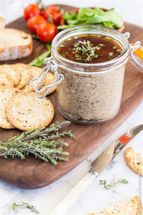 Mushroom Pate - a beautiful vegan pate with wild mushrooms & truffle