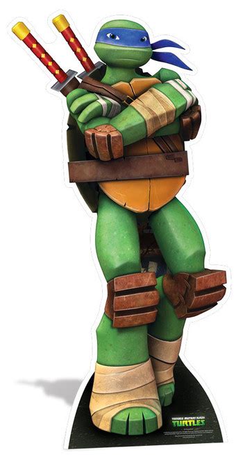 Leonardo Teenage Mutant Ninja Turtles Mini Cardboard Cutout / Standee ...