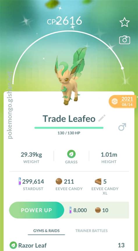 Leafeon - Pokemon Go