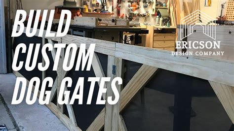 How To Build Custom Dog Gates | Woodworking - YouTube