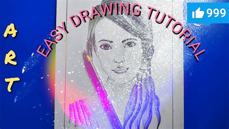 EASY GIRL DRAWING TUTORIAL FOR BEGINNERS || PENCIL SKETCH DRAWING VIDEO ...