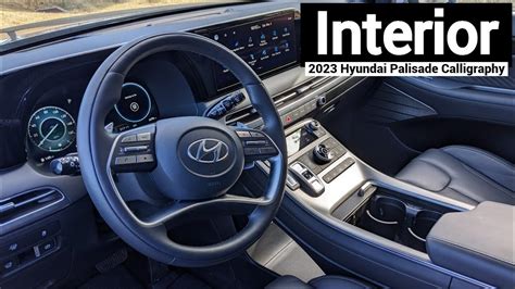 2023 Hyundai Palisade Calligraphy Interior | Detailed Walkthrough - YouTube