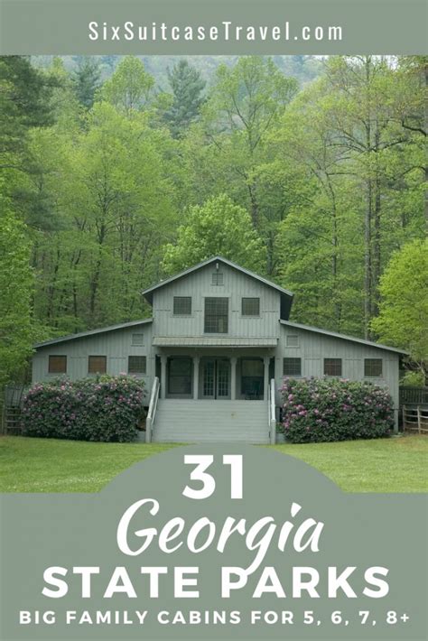 31 Georgia State Parks with Big Family Cabins | Georgia state parks ...