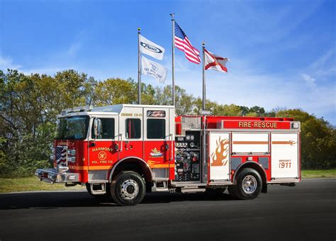 Pierce Fire Truck - Enforcer Heavy Duty Non-Walk-in Rescue delivered to Neptune Twp. Fire Dist ...