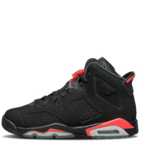 GRADE SCHOOL AIR JORDAN 6 RETRO BLACK/INFRARED 23