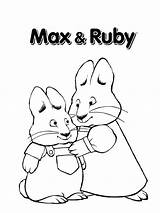 Max And Ruby Coloring Page  Funny Pages sketch template