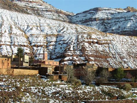 Mount Atlas the Highest in North Africa Viewed from Ouarzazate in Morocco Stock Photo - Image of ...