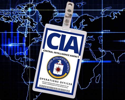 PRINTABLE CIA Special Agent, Id Badge, Cosplay Accessories, Replica, Id ...