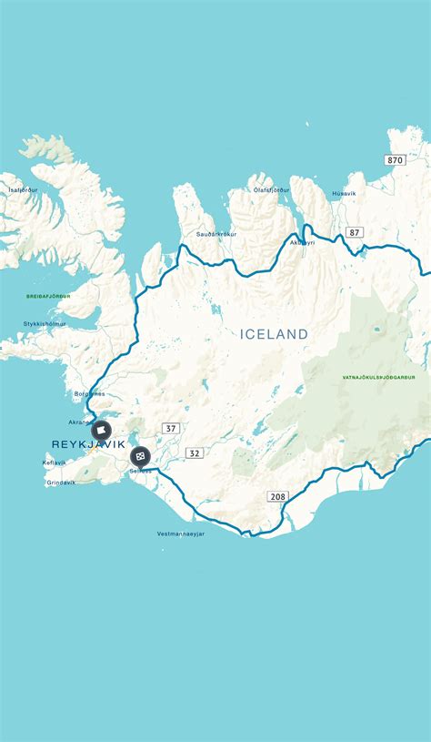 Iceland Circuit Road Trip Planner, Roadtrippers, Booking Hotel, Iceland ...