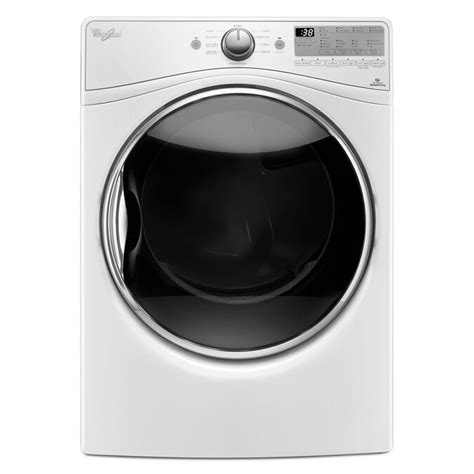 Whirlpool 7.4-cu ft Stackable Steam Cycle Electric Dryer (White) ENERGY STAR in the Electric ...