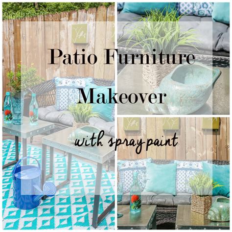 Spray Paint Fixes Everything - DIY Patio Furniture Makeover - Designing Vibes - Interior Design ...