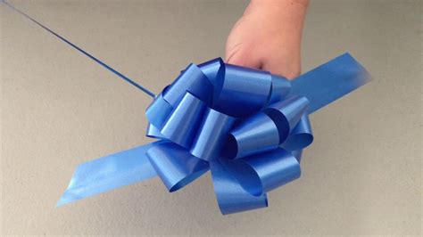 How to do Pull Bows - Affordable DIY Decoration Ideas - 5" Wide Instructions by GiftWrap Etc ...