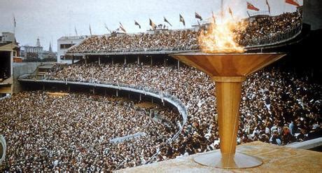 1956 Summer Olympic Opening Ceremony - Melbourne - Paperblog