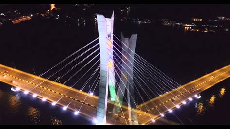 Stunning Aerial View of Lekki Ikoyi Link Bridge at Night - The Wakaholic