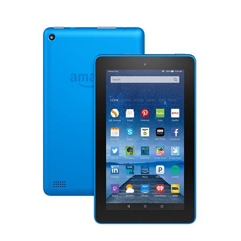 Fire Tablet, 7" Display, Wi-Fi, 16 GB - Includes Special Offers, Blue ...