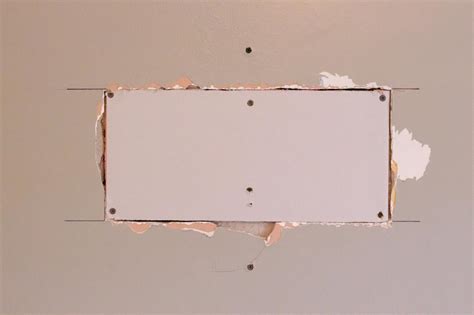 How To Repair A Ceiling Hole In Drywall | Shelly Lighting