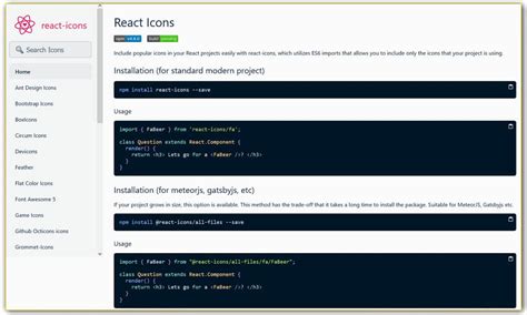 15+ Best React Icon Libraries » CSS Author