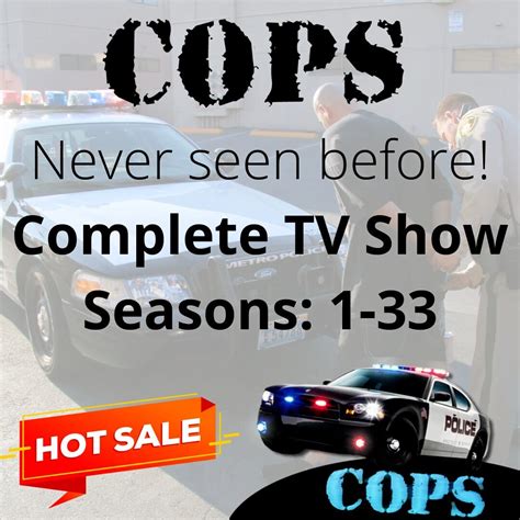 Cops Complete TV Show Series Seasons 1 33 Plus Bonus - Etsy