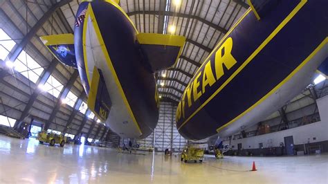 Goodyear Blimp Hangar Tour - YouTube