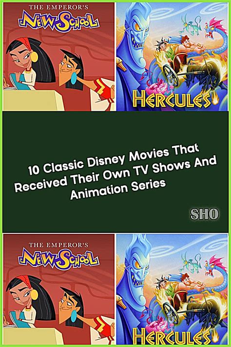 10 classic disney movies that received their own tv shows and animation ...