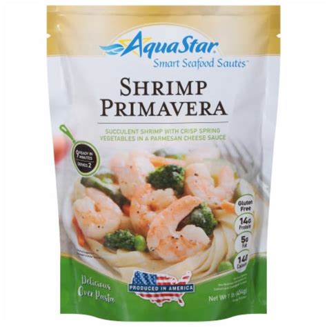 Aqua Star Smart Seafood Sautes Shrimp Primavera, 1 lb - Kroger