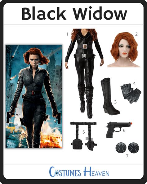 DIY Black Widow Costume Ideas [2022] For Cosplay & Halloween