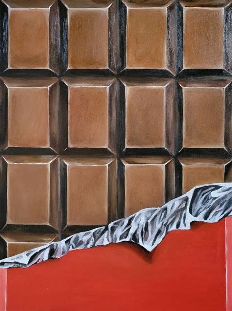 Chocolate Bar Painting by Asiya Nouretdinova | Saatchi Art