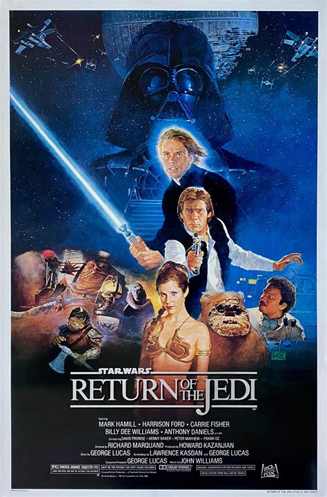 Star Wars Episode VI Return of the Jedi Movie Poster