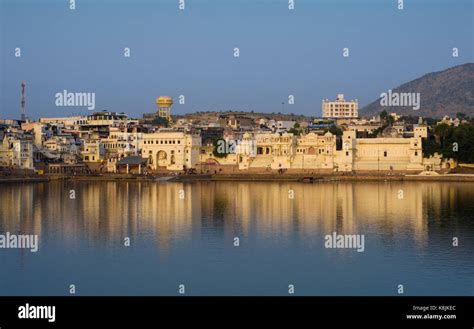 PUSHKAR, INDIA - CIRCA NOVEMBER 2016: View of the Pushkar Lake Stock ...