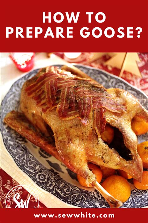 How to cook goose - Easy Christmas roast goose - Sew White