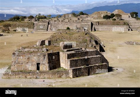 Ruins of Monte Alban, Mexico Stock Photo - Alamy