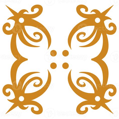 typical Kalimantan batik motifs 16582688 PNG